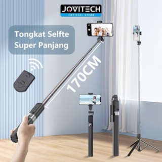 Jovitech 170cm Tongsis Selfie Stick Tripod Bluetooth Remote Shutter ( 3in1 )-TR03