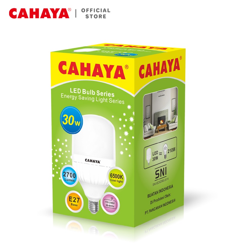 CAHAYA - Lampu LED Tbulb 30 Watt Cahaya Putih