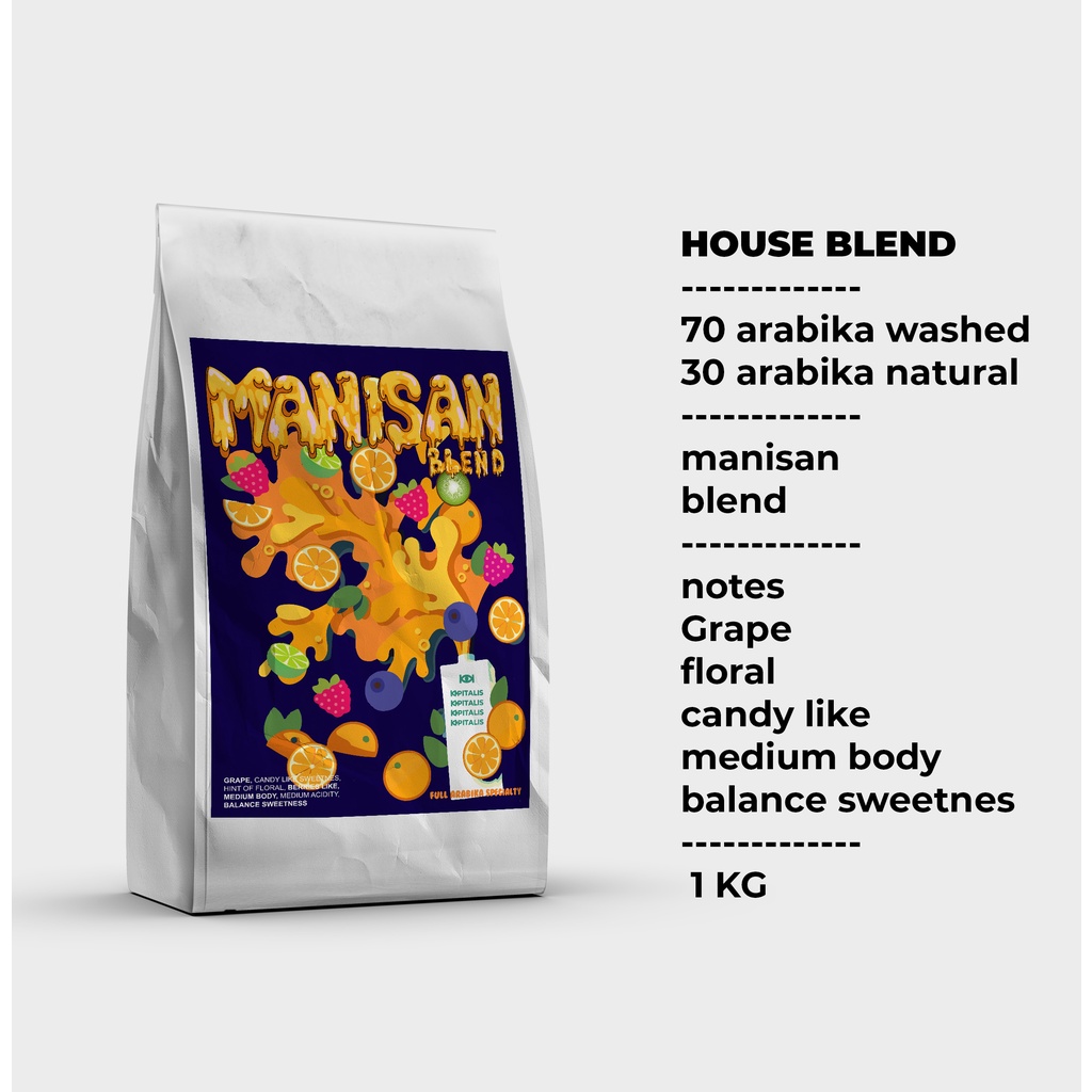 

kopitalis Kopi Arabika Blend Manisan 1 kg