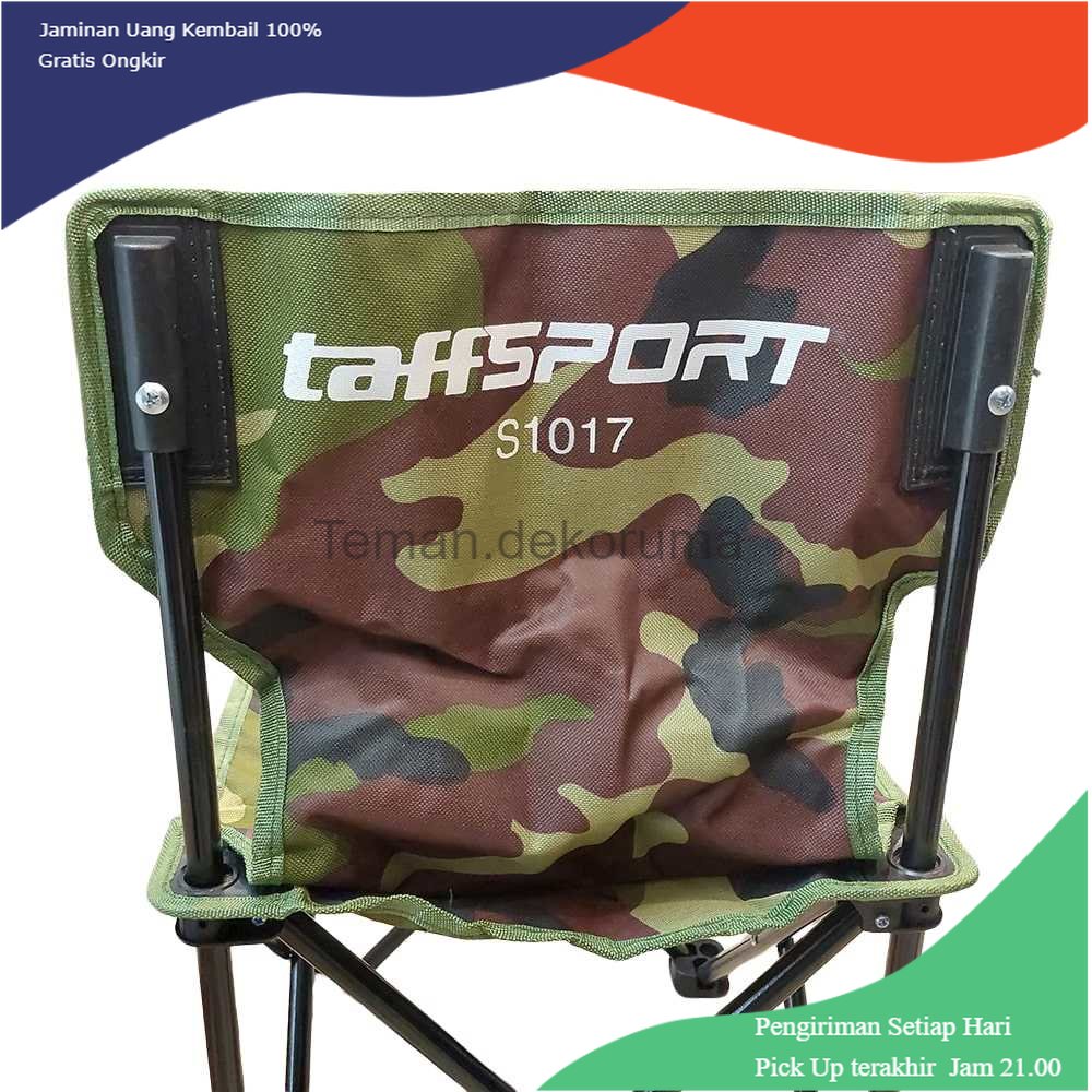 TD - PR TaffSPORT Kursi Lipat Kotak Desain Army - S1017