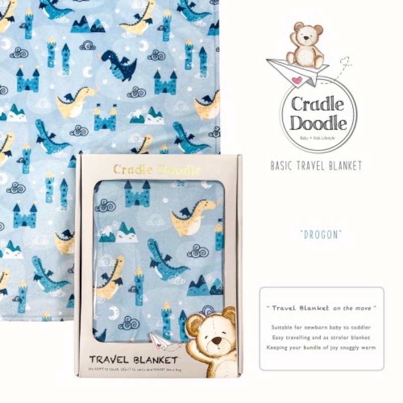 Cradle Doodle Basic Travel Blanket