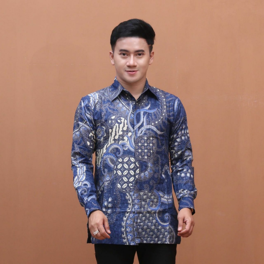 Atasan Batik Tunik Bolero Batik Couple Kemeja Batik Pria Lengan Panjang Best Seller Kain Katun Batik Jumbo