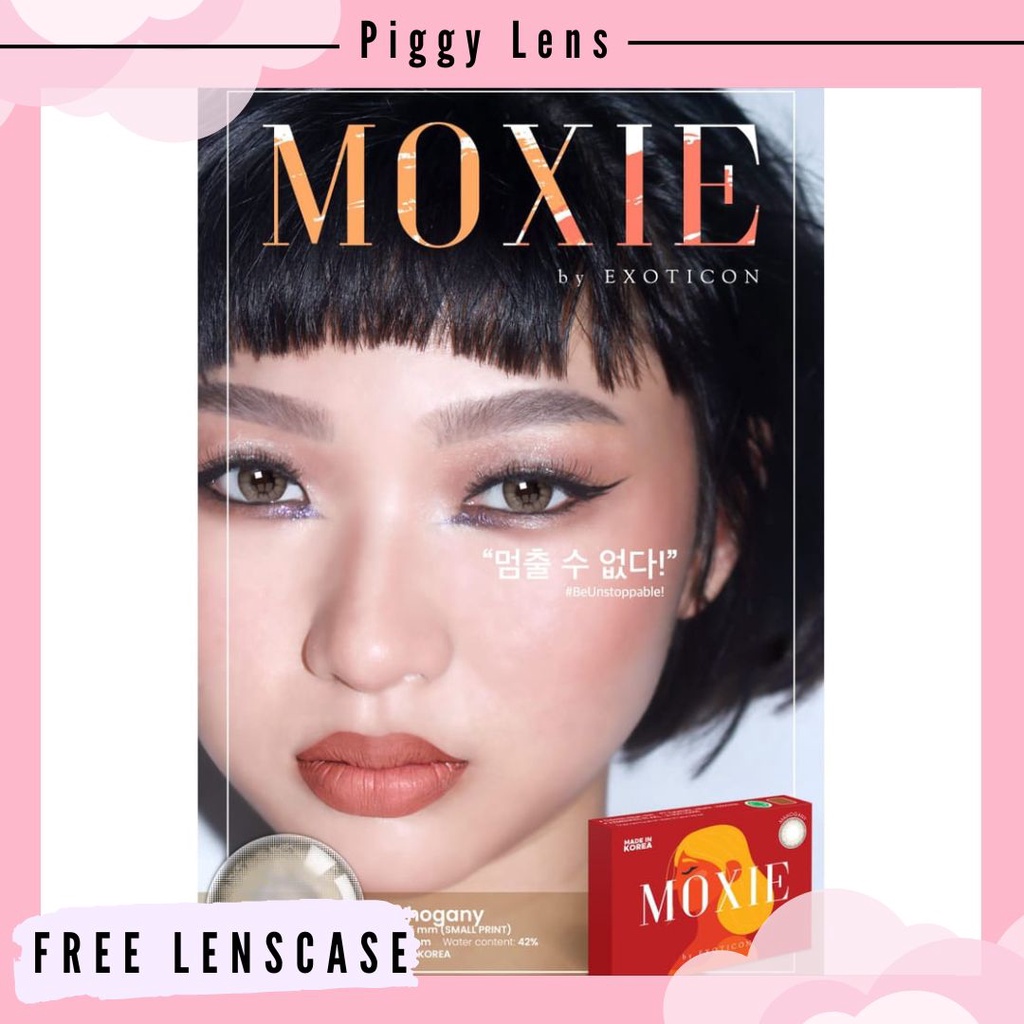 SOFTLENS X2 MOXIE NORMAL &amp; MINUS 0.50 S/D 6.00  + FREE LENSCASE