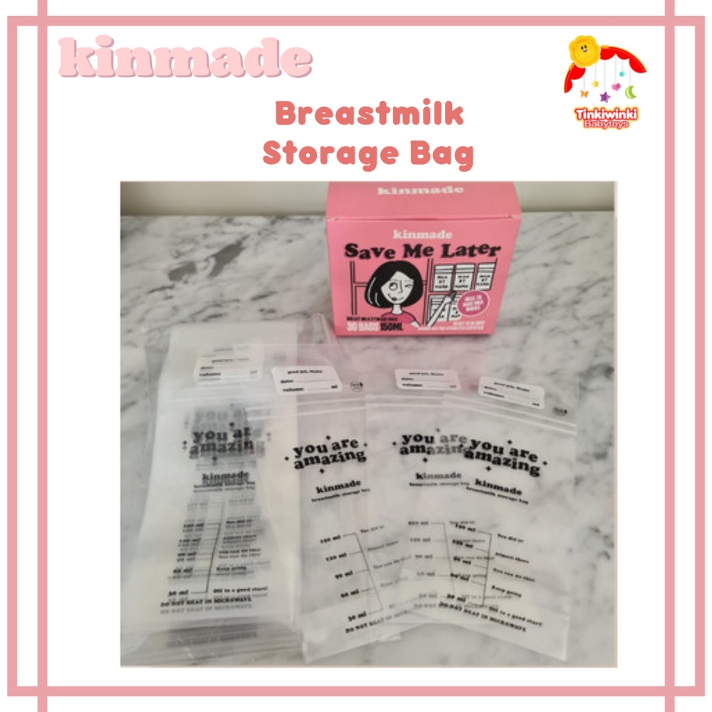 Kinmade Breastmilk Storage Bags | Kantong ASI  (30pcs)