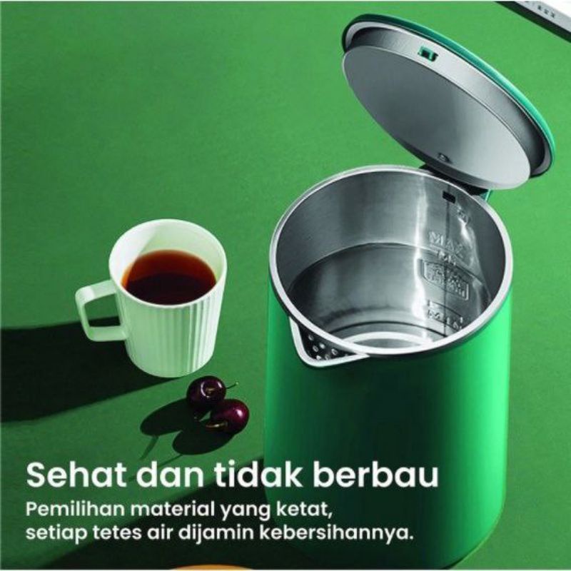 REAL PICTURE TEKO AIR WARNA 2,3 LITER / PEMANAS AIR / KETTLE / TEKO LISTRIK MODIS