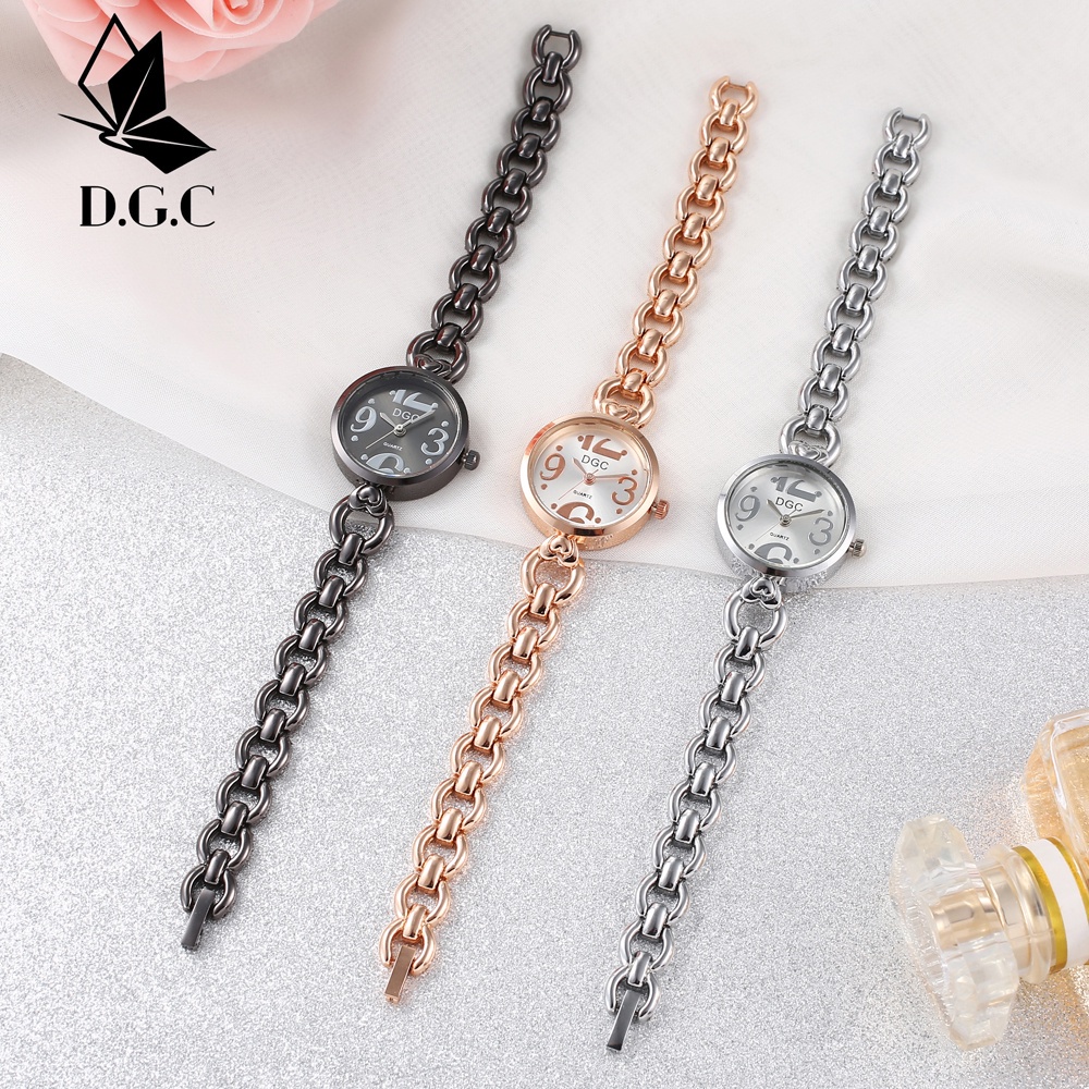 D.G.C✅Jam Tangan Wanita Kuarsa Wanita Diamond Import Fashion Titanium Cewek Quartz W245