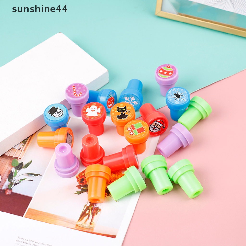 Sunshine 10pcs Stempel Dinosaurus Mini Untuk Isi Pinata / Hadiah / Pesta