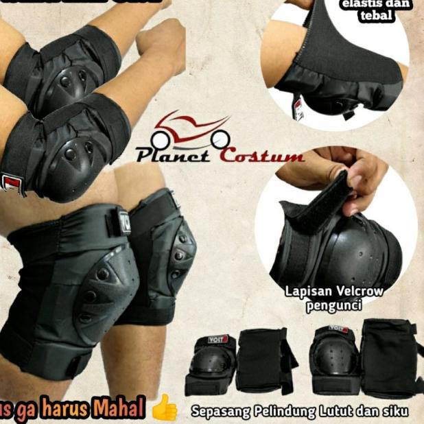 Decker Pelindung Lutut dan siku Motor Cross Trail Adventure Motocross