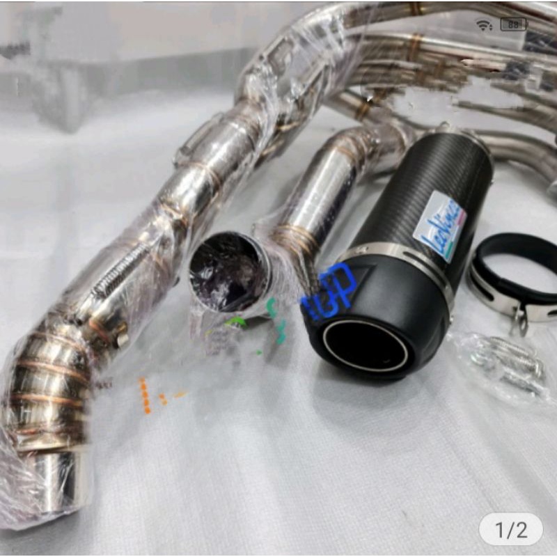 KNALPOT KAWASAKI ZX25R LEOVINCE EVO SHORT/KNALPOT RACING NINJA ZX25R 4 SELINDER LEOVINCE CORSA  IMPO