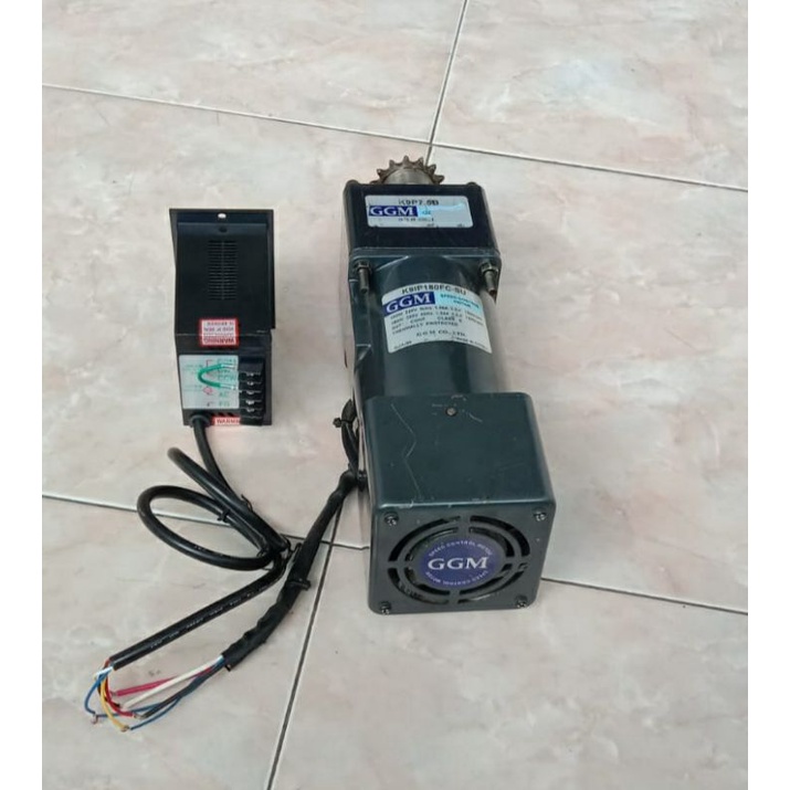 Ac Motor Gearbox GGM 220V Ratio 1:7 180W Speed Controller