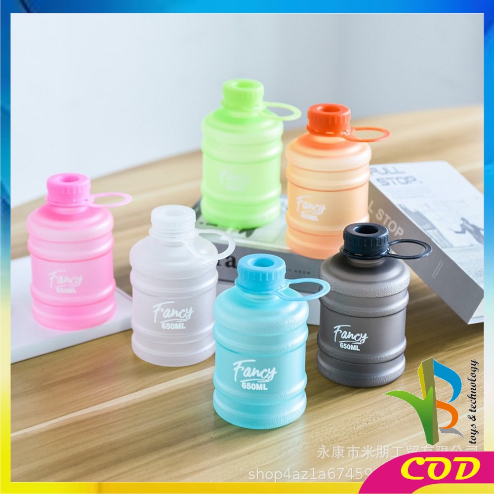 RB-C307 Botol Minum Bentuk Galon 650ml / Galon Mini Anak / Botol Air Minum Plastik Unik BPA FREE / Kids Water Bottle