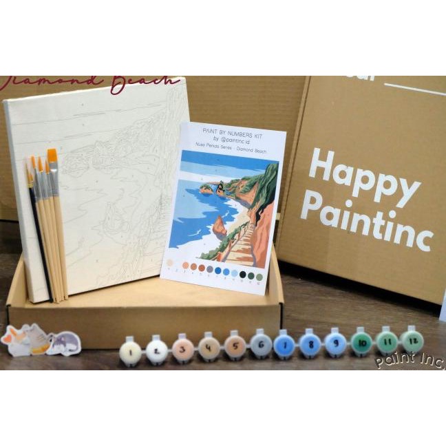 

Paint by Numbers Kit: Nusa Penida Series - Diamond Beach | PaintIncID - TANPA KUAS