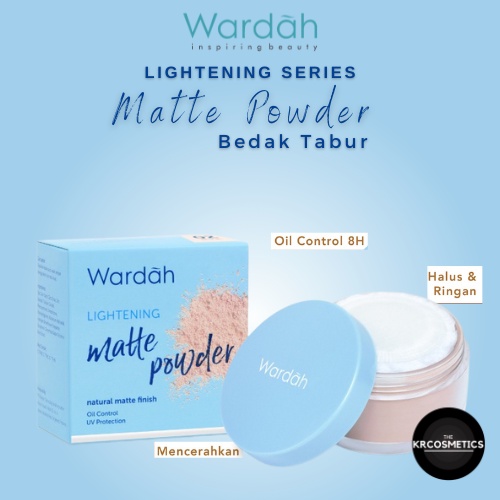 Wardah Lightening Matte Loose Powder bedak tabur wardah 20 gr