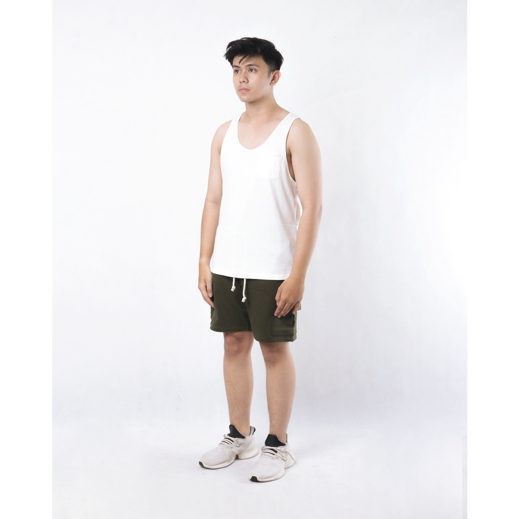 Jeppworks Jersey Sleeveless Tee Singlet Broken White