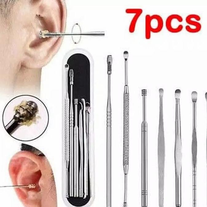 SET PEMBERSIH KOTORAN TELINGA-ALAT PEMBERSIH TELINGA