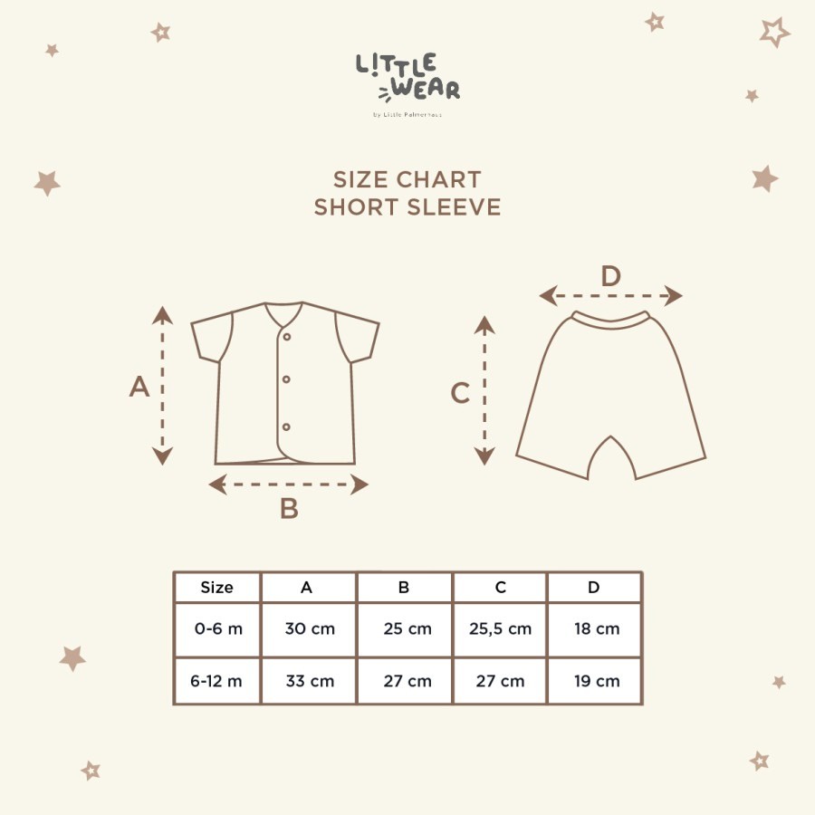 Little Palmerhaus - Little Wear Short Sleeve 12.0 (Setelan Bayi)