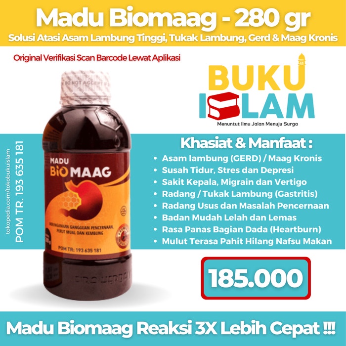 MADU BIOMAAG OBAT MAAG - ASAM LAMBUNG - MADU LAMBUNG - GERD - BIO MAAG