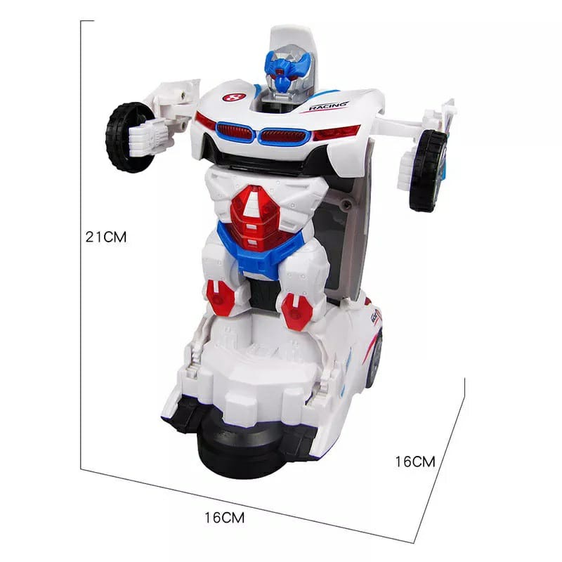 MAINAN ANAK MOBIL 2 IN 1 ROBOT LAMPU DANCE TERKEREN