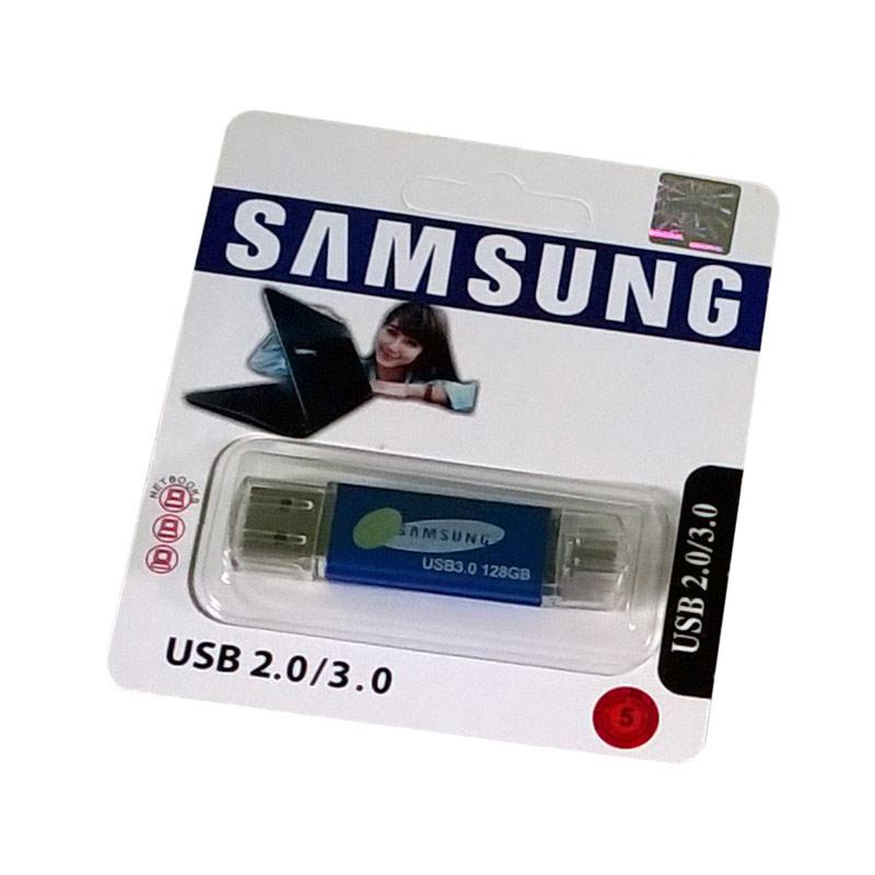 Flashdisk-Flash Drive 2 in 1 Samsung OTG USB 2.0 128GB-Flashdisk OTG Samsung-All SmartPhone