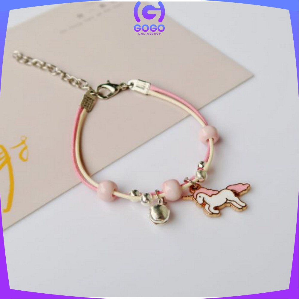 GOGO-K75 Gelang Wanita Karakter Gelang Persahabatan Tali Bracelet Korea Motif Kartun Fashion Gelang Tali Korea