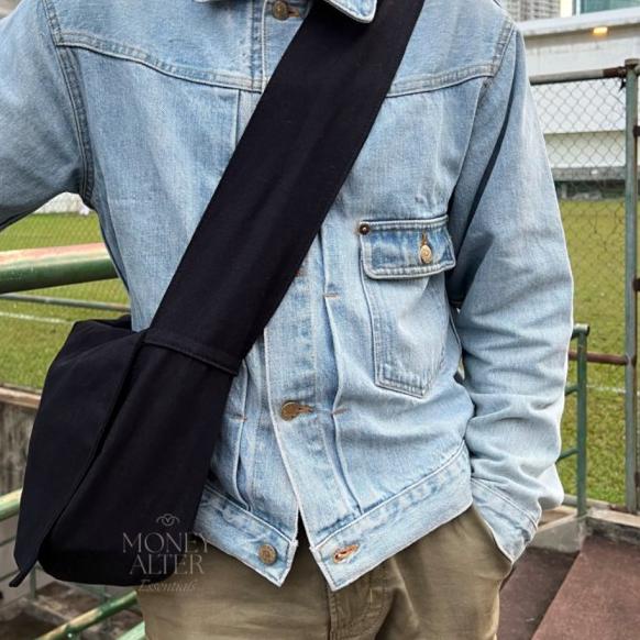 LONDON BAG / Tas Selempang Canvas / Canvas Sling Bag - Army