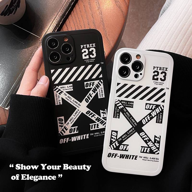 Luxury IMD Case HP iP iPhone X Xr Xs Max14 Plus+Apple11 12 13 Pro Max Sarung Silikon Wanita Casing Handphone Off White