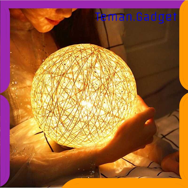 TG-LMP Ahomeone Lampu Tidur Bola Sepak Takraw Night Light Lamp RGB 15CM - OU13
