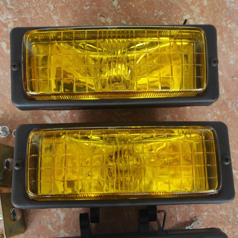 foglamp BUMPER kotak persegi galaxy warna kuning DAN PUTIH MERK DLAA MODIF KIJANG GRAND UNIVERSAL kuning putih clear rainbow pelangi