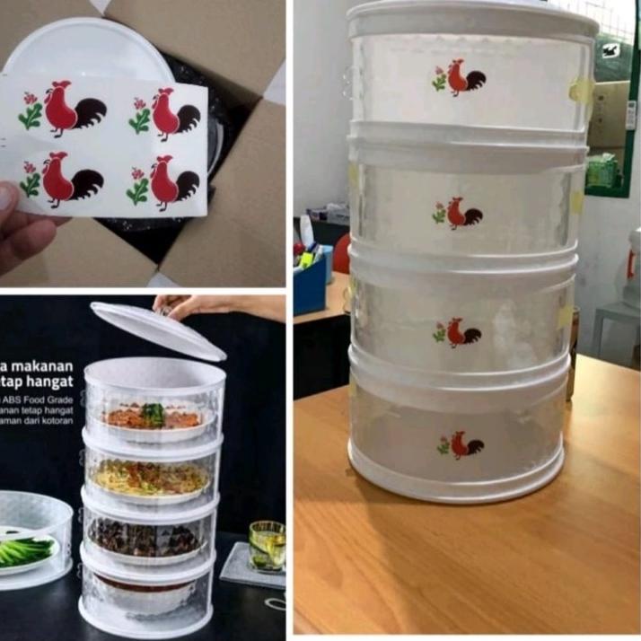 Tren Terbaru TUDUNG SAJI DIAMOND TUDUNG DIAMOND TEMPAT PENYIMPANAN MAKANAN 4 SUSUN TUDUNG SAJI 4 SUS