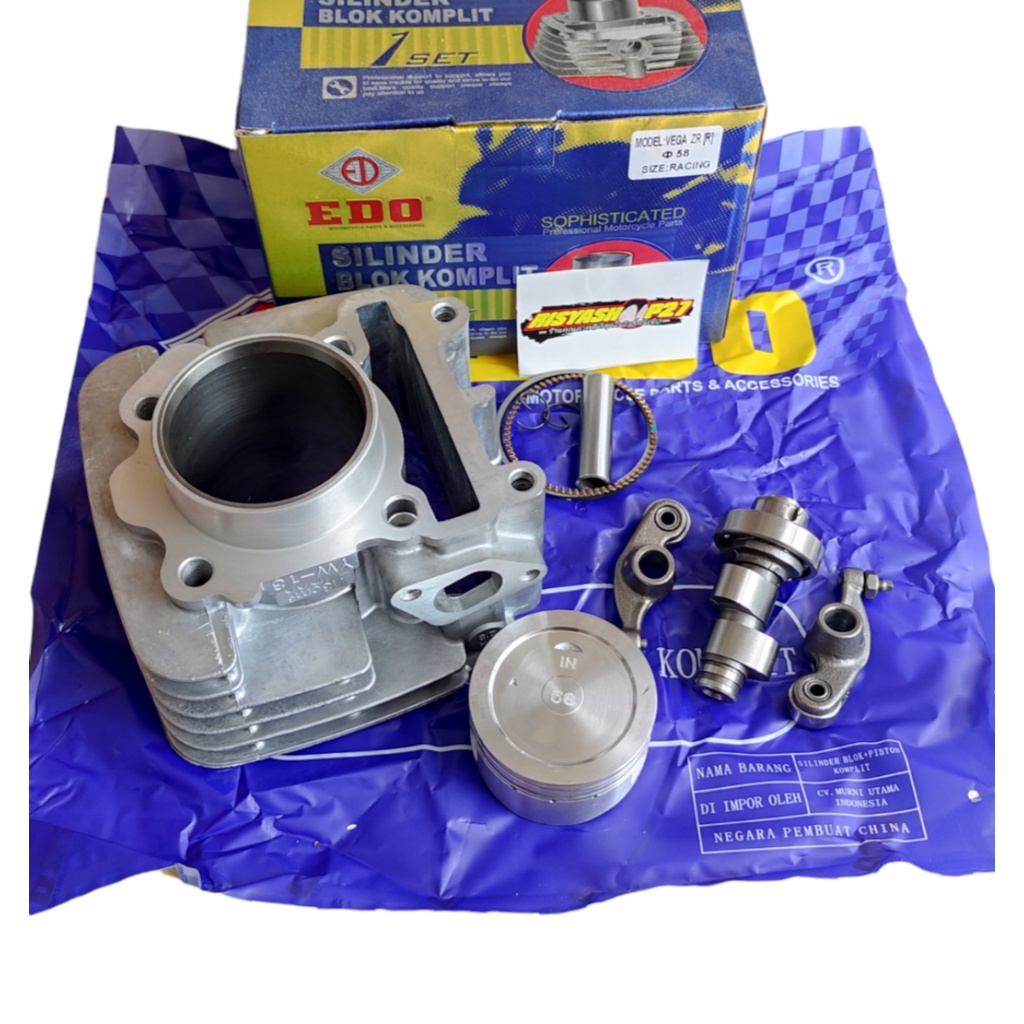 Paket Bore Up Vega Zr Jupi Robot 115 Piston 58 Mm Set Noken As Racing