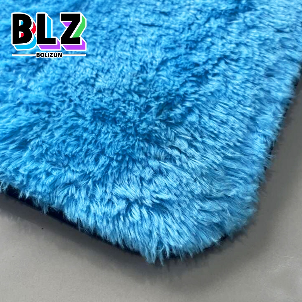 Bolizun keset kaki bulu / keset kaki anti slip karpet bulu kamar tidur /karpet permadani / keset serap air/keset kaki murah keset lantai 38x58