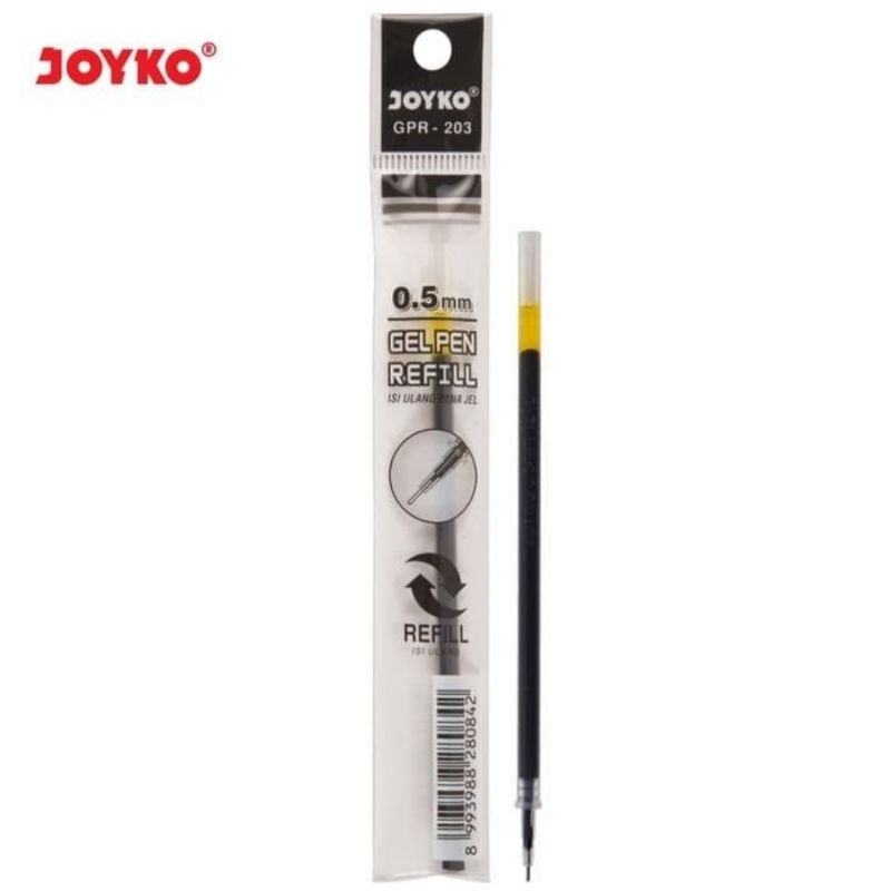 

Isi Ulang Pena / Refill Pen Gel Joyko GPR-203 0.5 mm Hitam