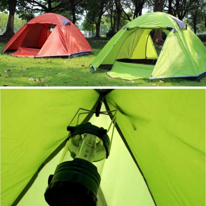 TENDA 2-3 ORANG DOUBLE LAYER