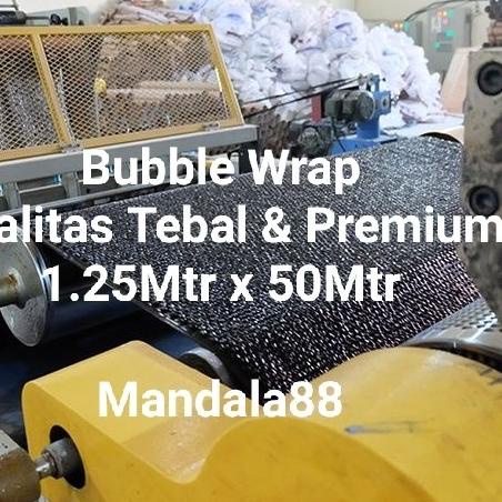 

Bubble Wrap / Plastik Gelembung Bogor 50mtr x 1.25mtr - Putih