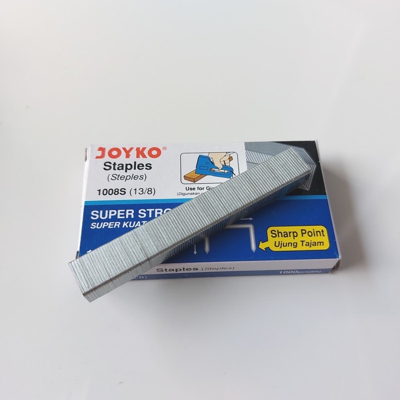 

Isi Stapler Tembak Joyko 1008s 13/8 Staples 1 Pack Isi 1000 Pieces