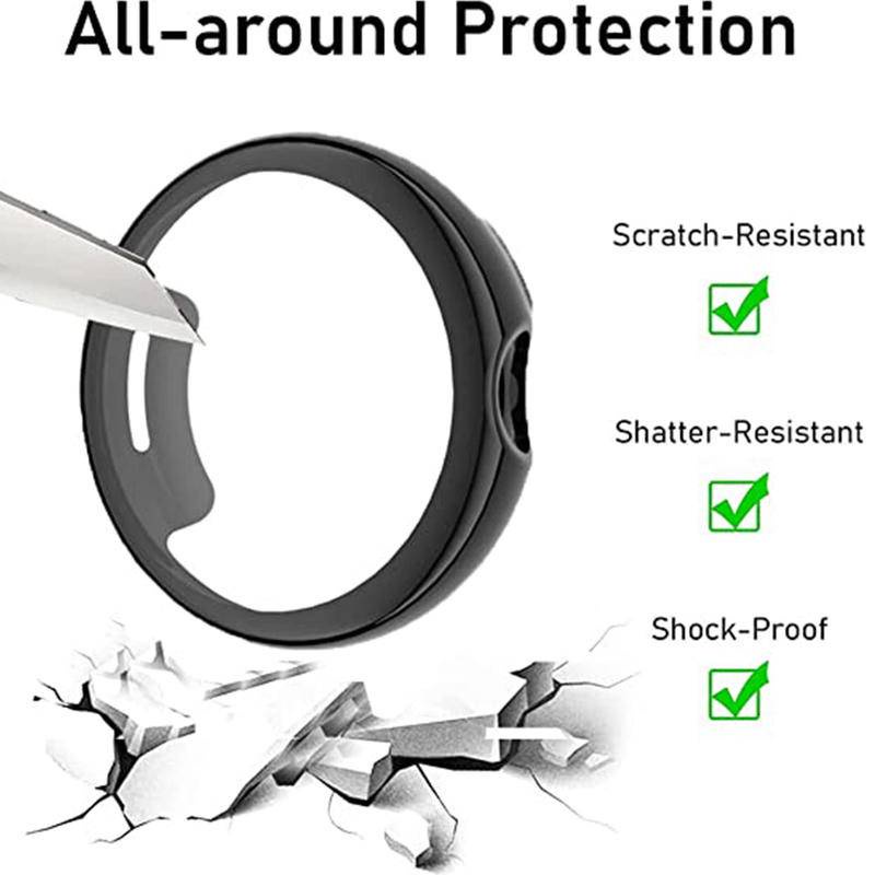 Casing Pelindung Bumper Bahan TPU Untuk Google Pixel Smart Watch