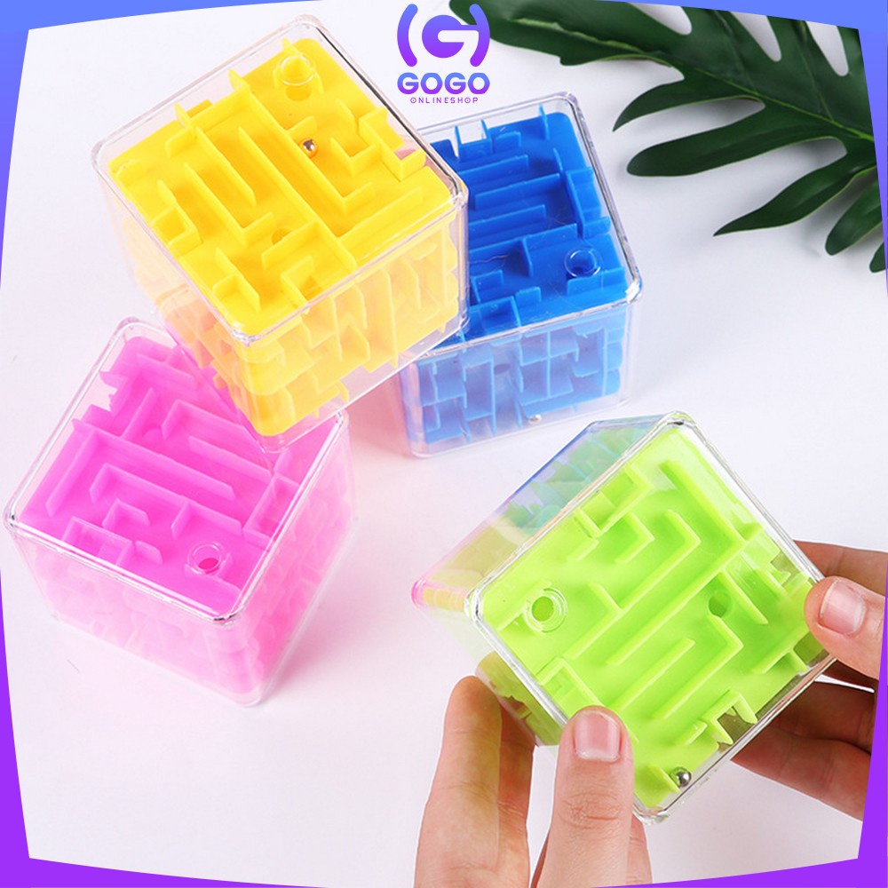 GOGO-M274 Mainan Maze Puzzle Ball / Mainan Puzzle Labirin Transparan 3D Mainan Jadul Edukasi Motorik Anak