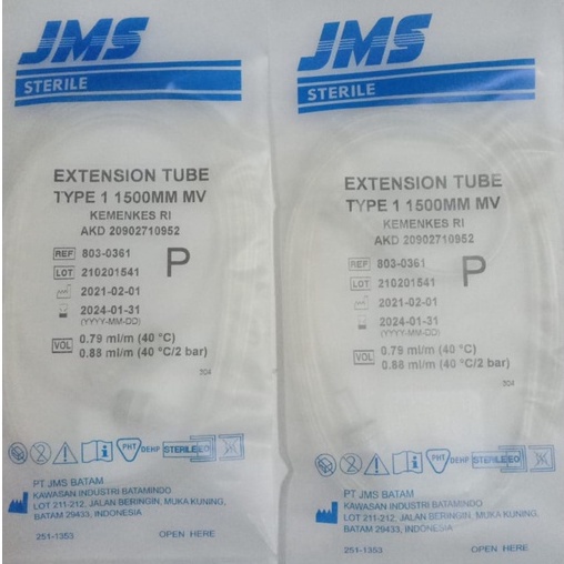 Extension Tube 1500mm JMS / Extension JMS