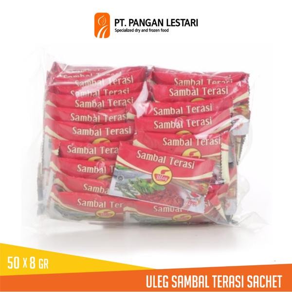 

NEW Uleg Sambal Terasi 8gr ( 50 sachet )