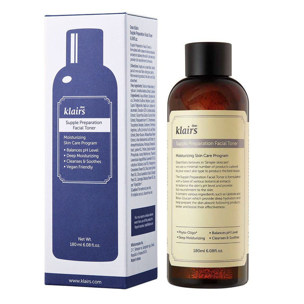 KLAIRS Supple Preparation Facial Toner 180ml