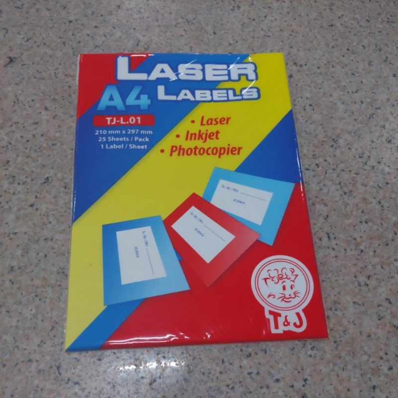 

Label Sticker A4 Tom & Jerry TJ-L.01 Laser, Inkjet, Photocopier