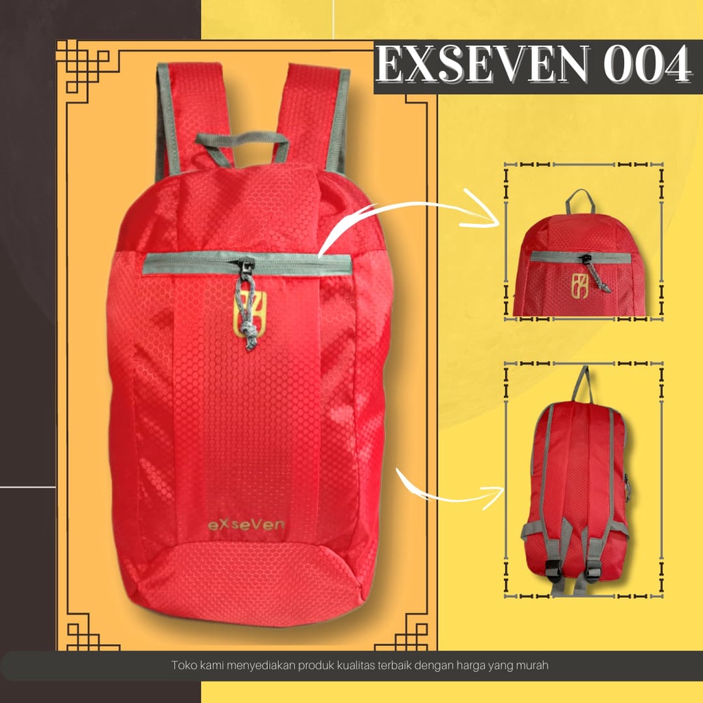 Tas ransel futsal pria wanita kasual ORI- Backpack Daypack pria-004 exseven