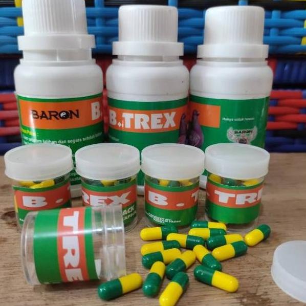 Jual BERMUTU Obat Suplemen Doping Btrex B Trex Baron Khusus Burung Dara ...