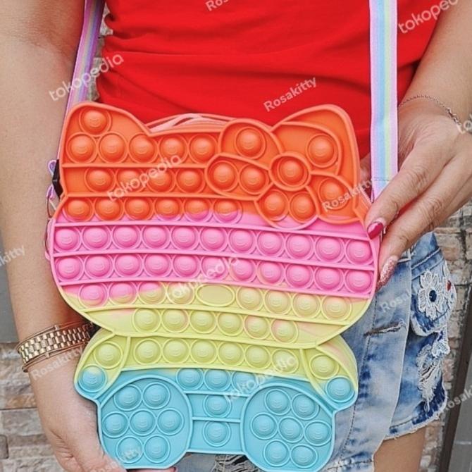 Tas selempang Pop it Hello kitty jumbo