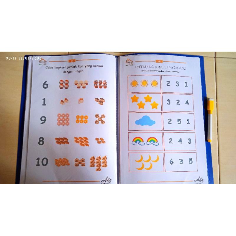 

Printable Worksheet wipe and clean/ Aktivitas anak/ Worksheet angka / Wipe and clean