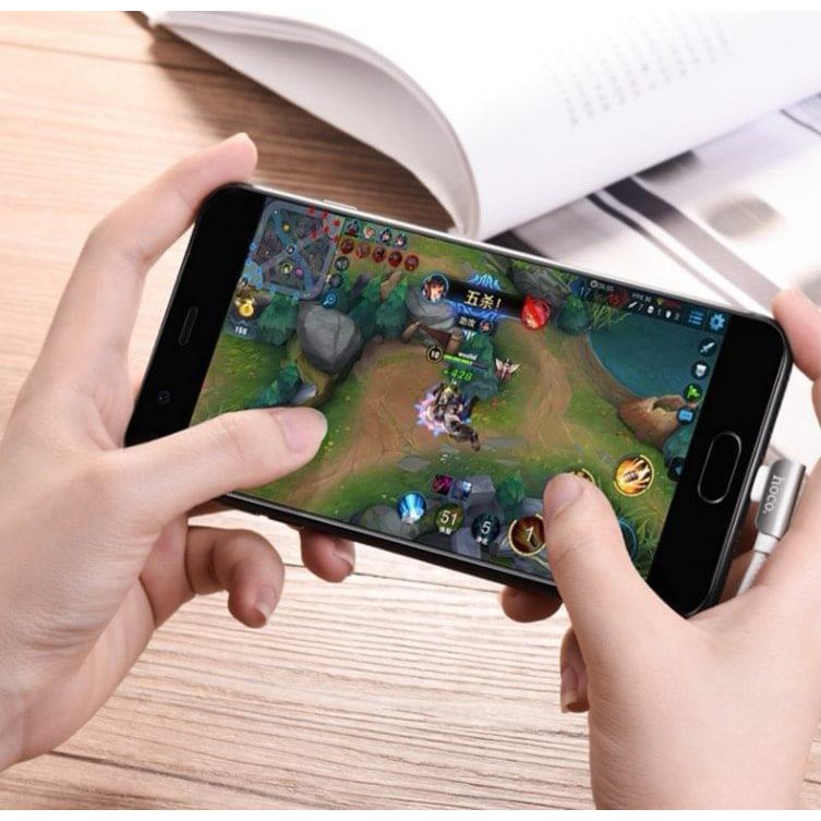 Hoco U42 GAMER USB Cable / Kabel Data Micro Type C Lightning IPhone Original