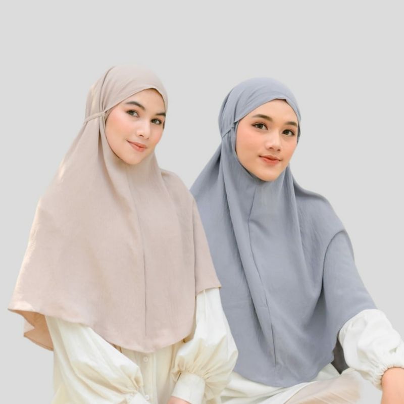 Bergo Airflow Crinkle Jumbo | Jilbab Bergo Airflow Crinkle Jumbo