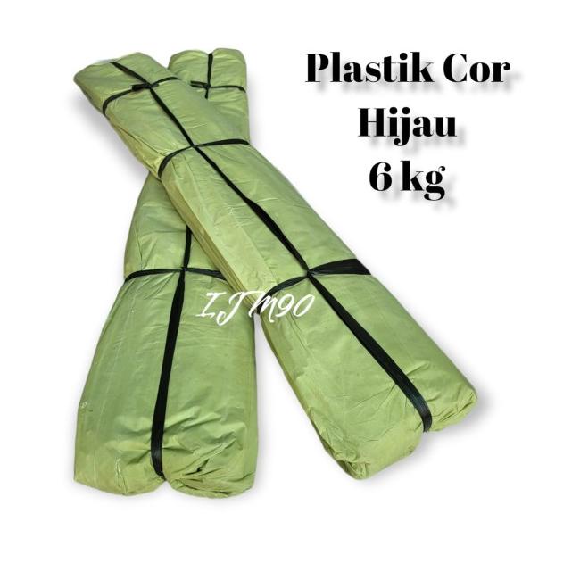

PLASTIK COR HIJAU BUTEK 6KG PANJANG +-60 METER