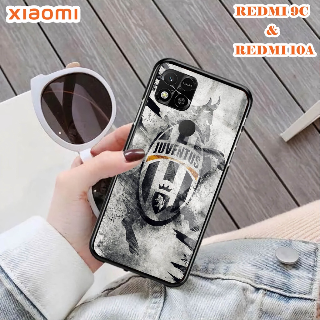 Softcase Glass Kaca REDMI 10A & REDMI 9C - Case Handphone REDMI 10A & REDMI 9C [T81].