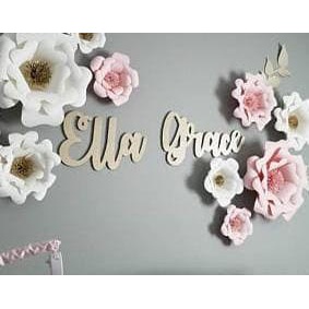 Template Pola Paper Flower C